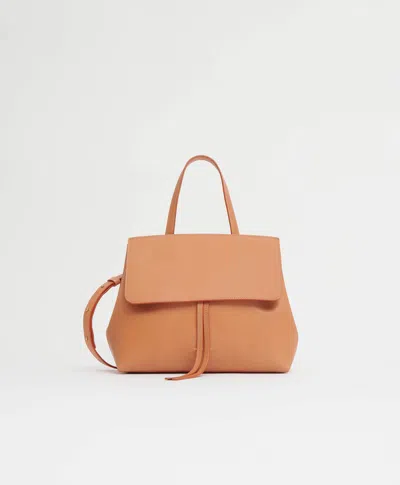 Mansur Gavriel Lady Bag In Cammello/rosa