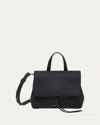 Mansur Gavriel Mini Soft Lady Leather Bag In Black