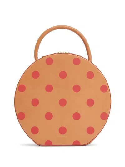 Mansur Gavriel Large Circle Tote Bag In Brown