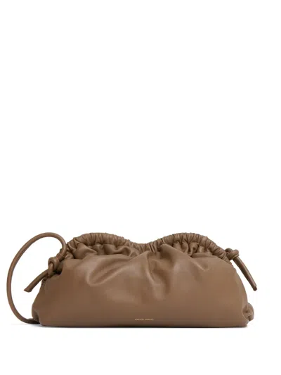 Mansur Gavriel Large Cloud Clutch Bag In Brown
