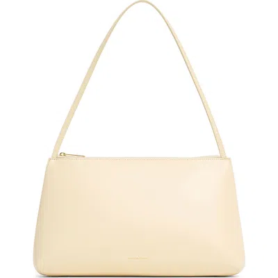 Mansur Gavriel Large Gaia Leather Shoulder Bag In Neutral