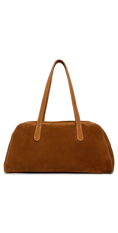Mansur Gavriel Large Helios Bag Saddle In Brown