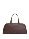 Mansur Gavriel Large Helios Leather Shoulder Bag In Brown