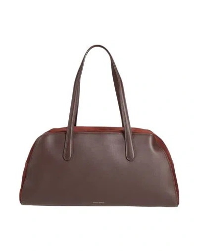 Mansur Gavriel Large Helios Woman Handbag Chocolate Brown Size - Leather