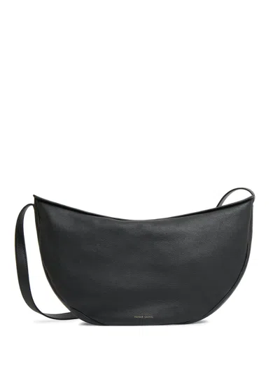 Mansur Gavriel Large Moon Sling Shoulder Bag In Black
