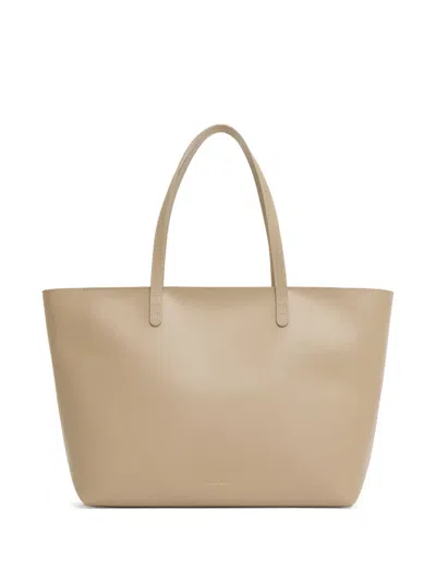 Mansur Gavriel Large Zip Tote Bag In Neutrals