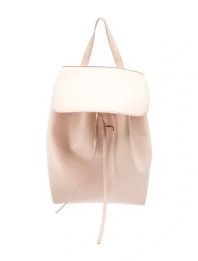 Pre-owned Mansur Gavriel Leather Backpack In Pink