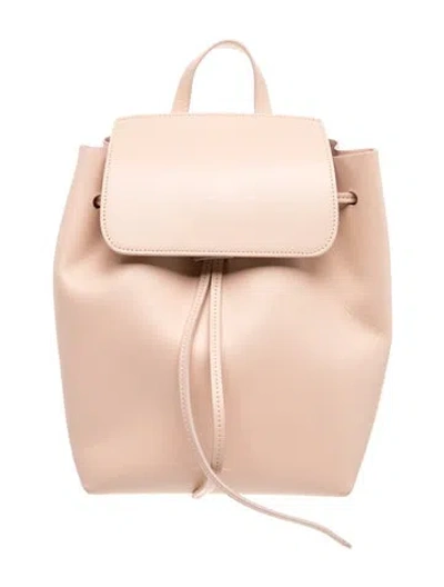 Pre-owned Mansur Gavriel Leather Backpack In Pink
