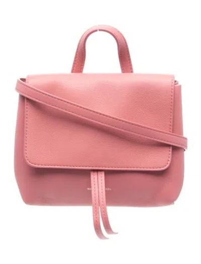 Pre-owned Mansur Gavriel Leather Backpack In Pink