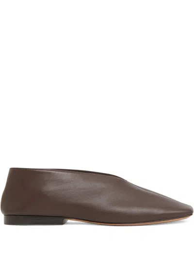 Mansur Gavriel Leather Ballet Flats