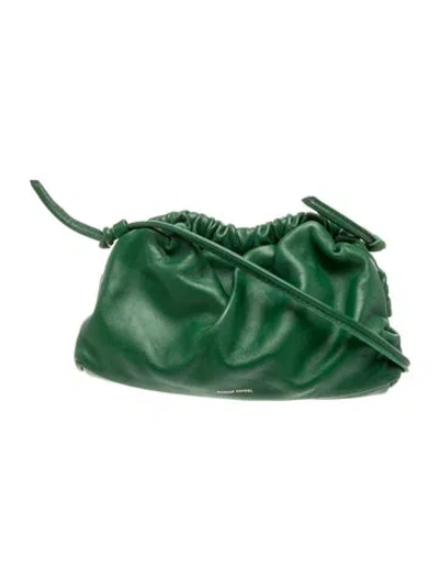 Pre-owned Mansur Gavriel Leather Bucket Bag In Green