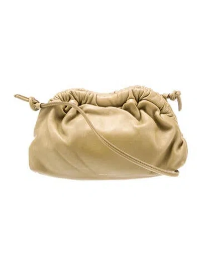 Pre-owned Mansur Gavriel Leather Bucket Bag In Neutral