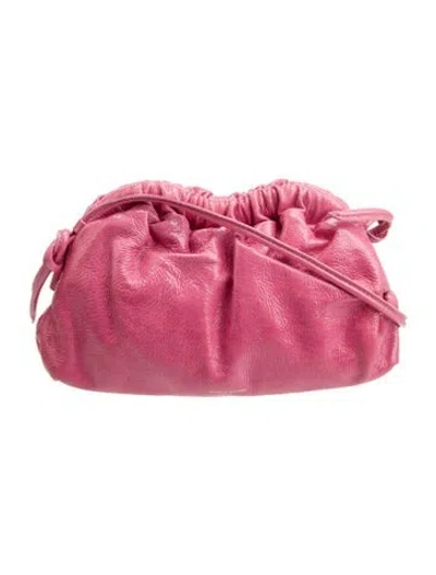 Pre-owned Mansur Gavriel Leather Bucket Bag W/ Tags In Burgundy