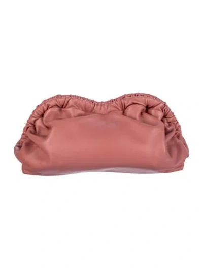 Pre-owned Mansur Gavriel Leather Clutch In Pink