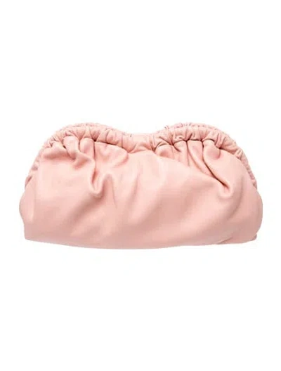 Pre-owned Mansur Gavriel Leather Clutch In Pink