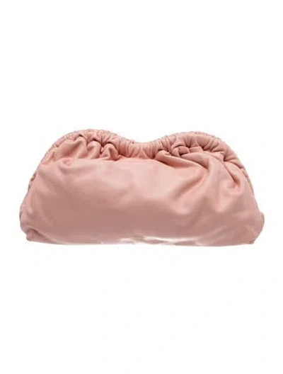 Pre-owned Mansur Gavriel Leather Clutch In Pink