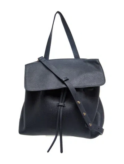 Pre-owned Mansur Gavriel Leather Crossbody Bag In Blue