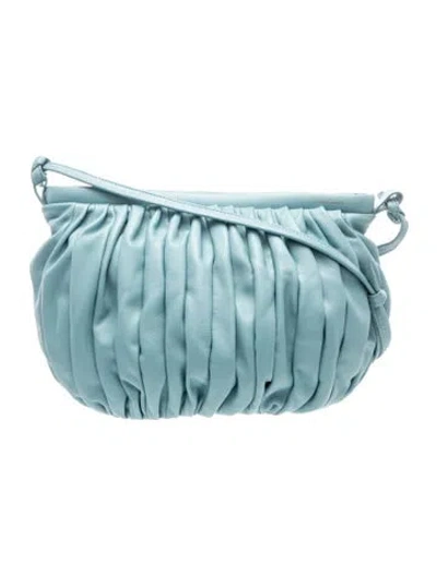 Pre-owned Mansur Gavriel Leather Crossbody Bag In Blue