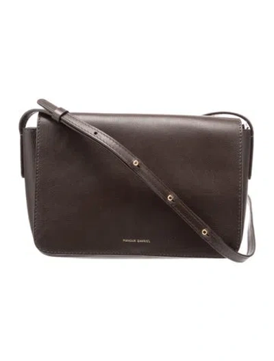 Pre-owned Mansur Gavriel Leather Crossbody Bag In Brown
