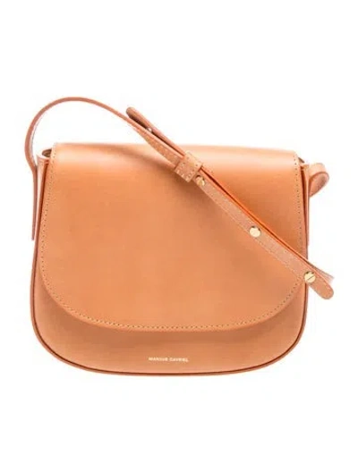 Pre-owned Mansur Gavriel Leather Crossbody Bag In Brown