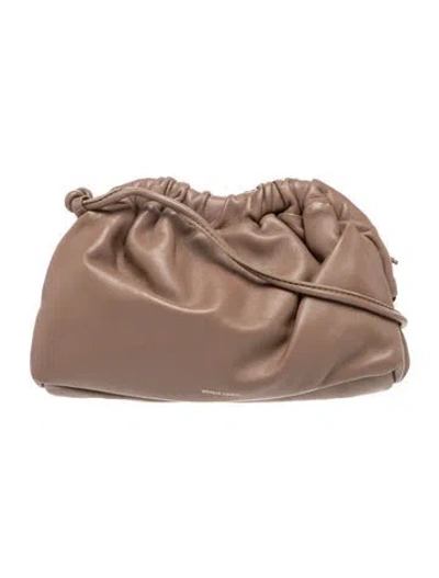 Pre-owned Mansur Gavriel Leather Crossbody Bag In Brown