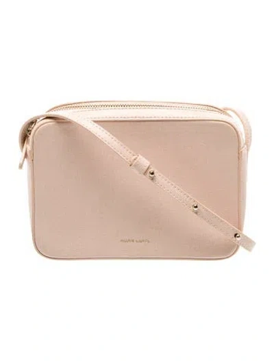 Pre-owned Mansur Gavriel Leather Crossbody Bag In Neutral