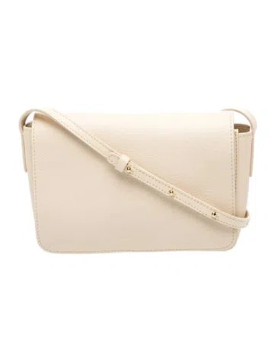 Pre-owned Mansur Gavriel Leather Crossbody Bag In Neutrals