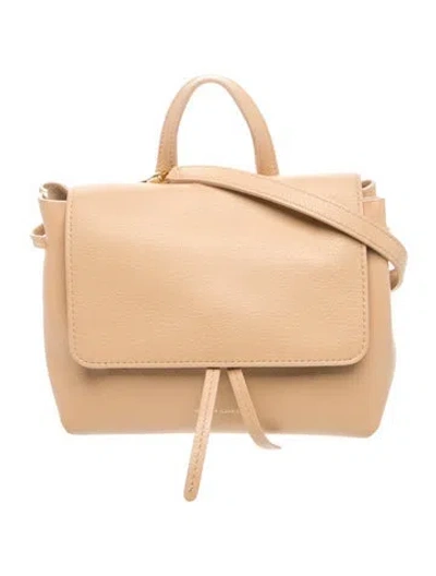 Pre-owned Mansur Gavriel Leather Crossbody Bag In Neutrals