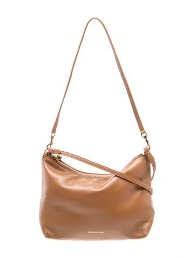 Pre-owned Mansur Gavriel Leather Crossbody Bag In Neutrals