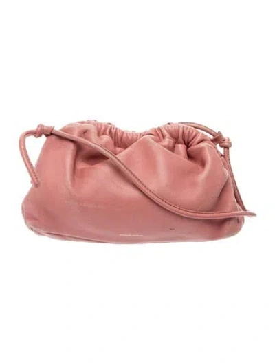 Pre-owned Mansur Gavriel Leather Crossbody Bag In Pink