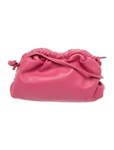 Pre-owned Mansur Gavriel Leather Crossbody Bag In Pink