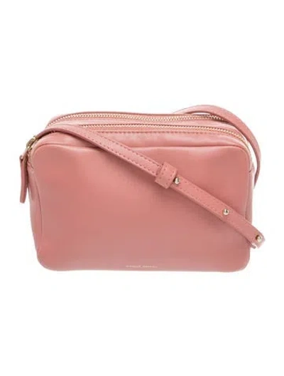 Pre-owned Mansur Gavriel Leather Crossbody Bag In Pink