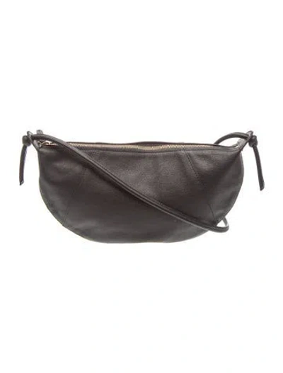 Pre-owned Mansur Gavriel Leather Crossbody Bag W/ Tags In Black