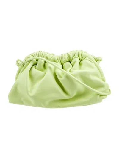 Pre-owned Mansur Gavriel Leather Evening Bag In Green