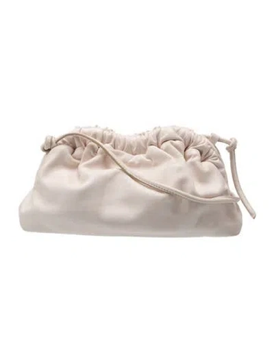 Pre-owned Mansur Gavriel Leather Evening Bag In Neutral