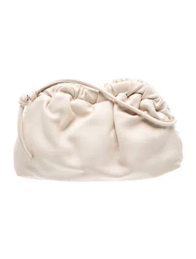 Pre-owned Mansur Gavriel Leather Evening Bag In Neutral
