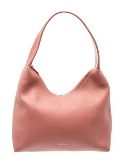 Pre-owned Mansur Gavriel Leather Hobo In Pink