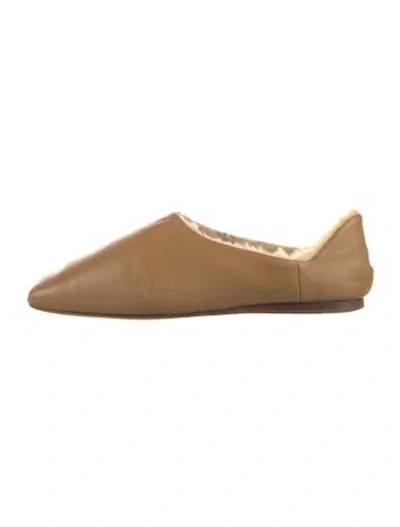 Pre-owned Mansur Gavriel Leather In Neutral