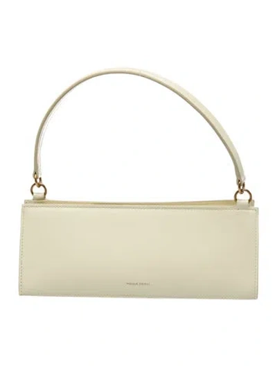 Pre-owned Mansur Gavriel Leather Pencil In Yellow