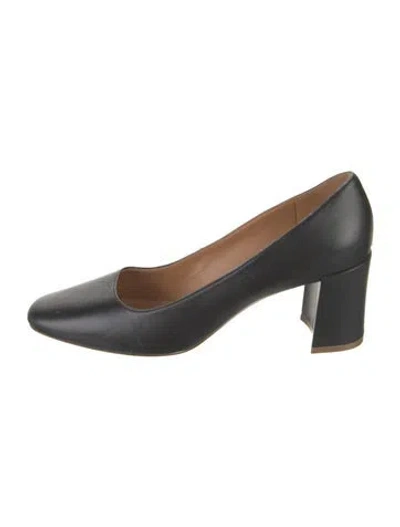 Pre-owned Mansur Gavriel Leather Pumps In Black