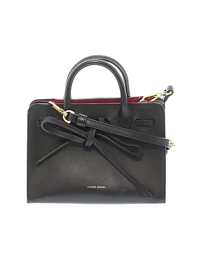 Pre-owned Mansur Gavriel Leather Satchel In Black