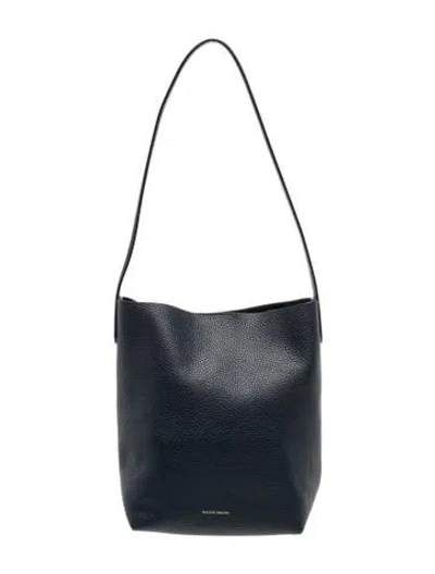 Pre-owned Mansur Gavriel Leather Shoulder Bag In Blue