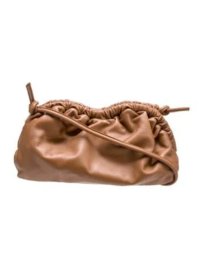 Pre-owned Mansur Gavriel Leather Shoulder Bag In Brown