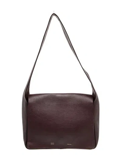 Pre-owned Mansur Gavriel Leather Shoulder Bag In Brown