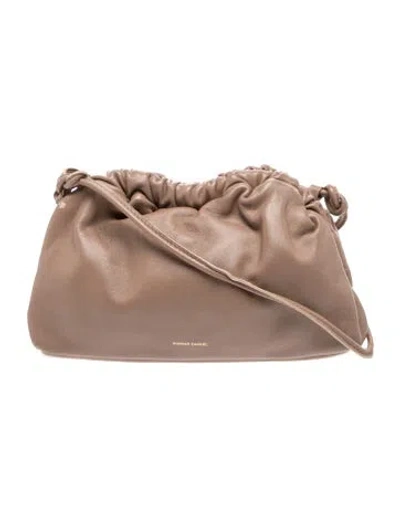 Pre-owned Mansur Gavriel Leather Shoulder Bag In Brown