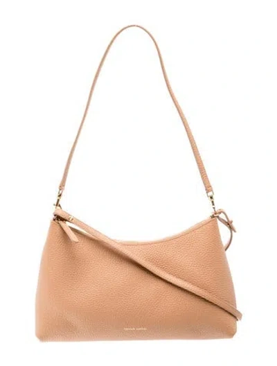 Pre-owned Mansur Gavriel Leather Shoulder Bag In Brown