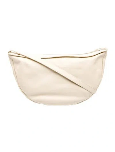 Pre-owned Mansur Gavriel Leather Shoulder Bag In Neutral