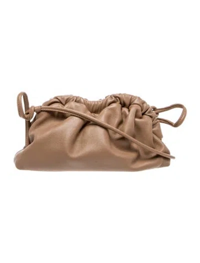 Pre-owned Mansur Gavriel Leather Shoulder Bag In Neutral