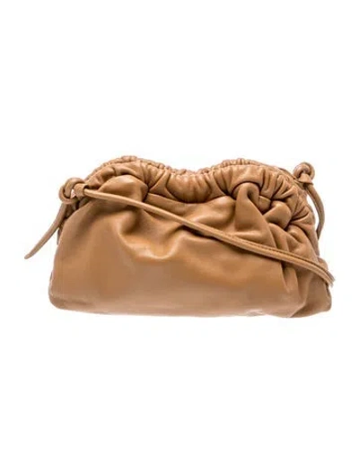 Pre-owned Mansur Gavriel Leather Shoulder Bag In Neutral