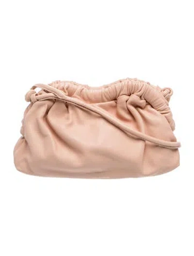 Pre-owned Mansur Gavriel Leather Shoulder Bag In Neutral